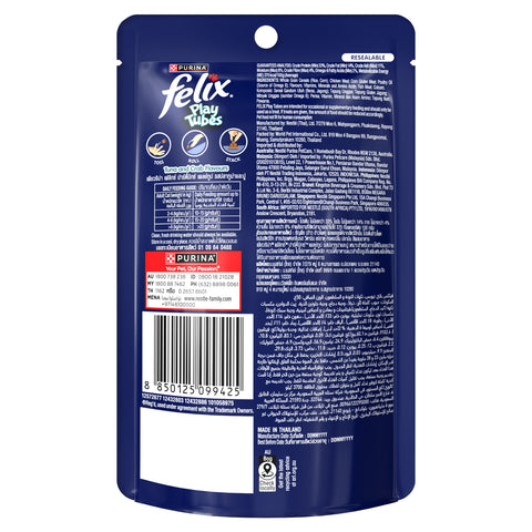 Felix Cat Adult PlayTubes – Tuna & Crab 60g