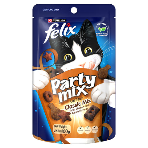 Felix Cat Adult Party Mix Treats – Classic Mix 60g