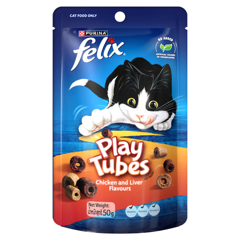 Felix Cat Adult PlayTubes – Chicken & Liver 60g