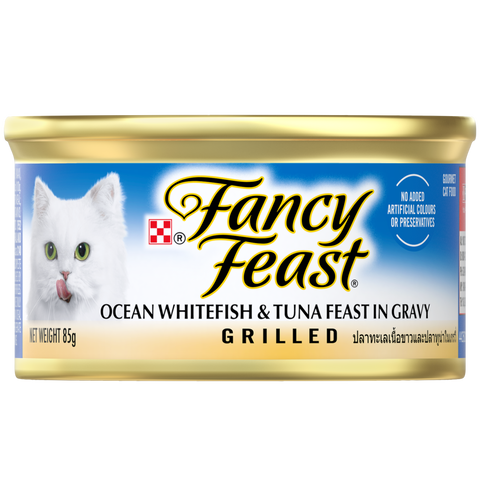 Fancy Feast Grilled – Ocean White Fish & Tuna 85g