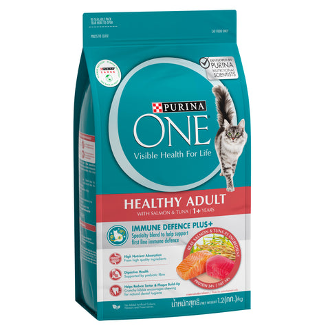 PURINA ONE® Healthy Adult Salmon & Tuna 1.2Kg