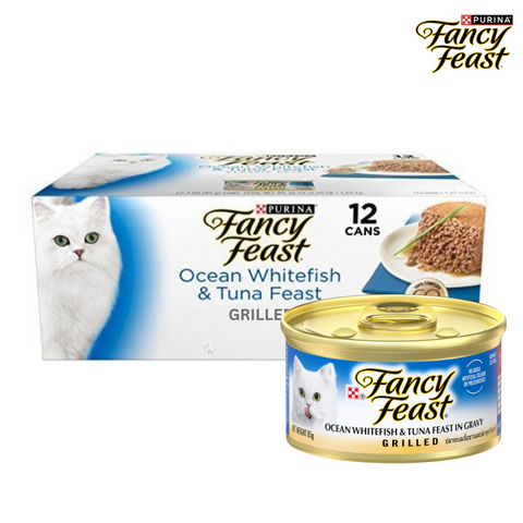 Fancy Feast Grilled – Ocean White Fish & Tuna 85g