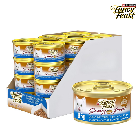 Fancy Feast Gravy Lovers – Ocean White Fish & Tuna