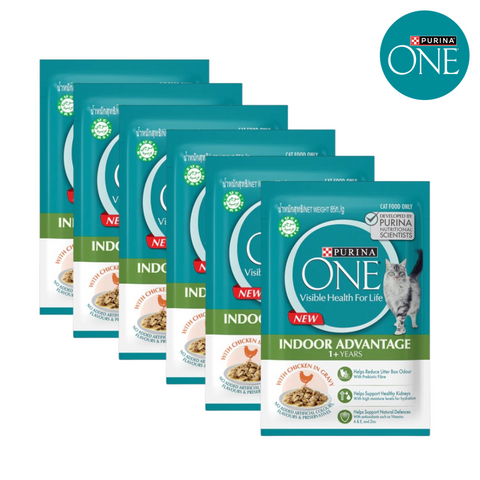 PURINA ONE® Adult with Chicken in gravy pouch 70g