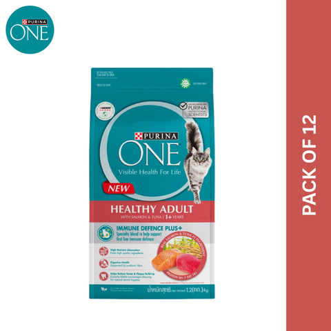 PURINA ONE® Healthy Adult Salmon & Tuna 1.2Kg