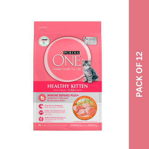 PURINA ONE® Healthy Kitten with Chicken 380g