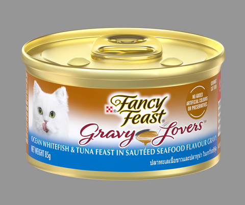 Fancy Feast Gravy Lovers – Ocean White Fish & Tuna